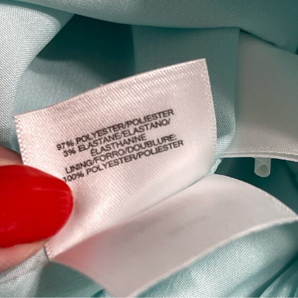 KASPER CAREER FORMAL SHEATH DRESS AUQA GREEN SIZE 12 - Picture 7 of 7